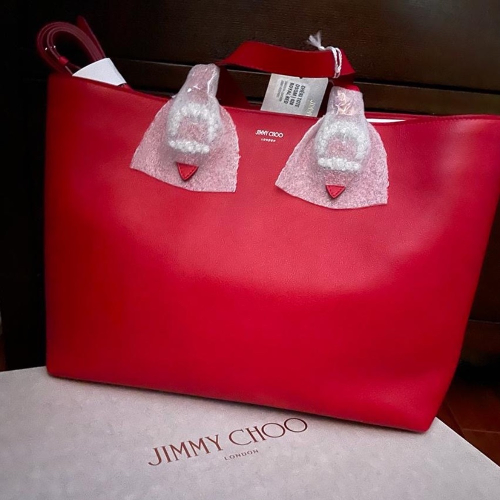 Jimmy Choo Royal Red Tote